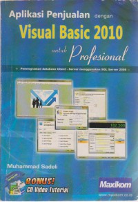 Aplikasi Penjualan Dengan VB 2010 Untuk Profesional
