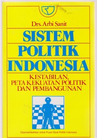 Image of Sistem Politik Indonesia: Kestabilan, Peta kekuatan Politik, Dan Pembangunan