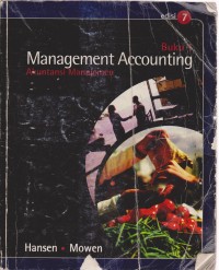 Management Accounting : Akutansi Manajemen
