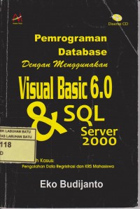Pemrograman Database Dengan Menggunakan Visual Basic 6.0 & SQL Server 2000