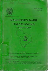 Kabupaten Dairi Dalam Angka Tahun 1999