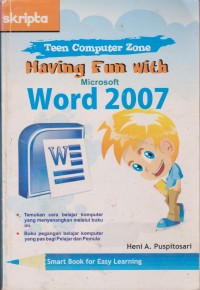 Image of Having Fun Witch Microsoft Word 2007 : Teen Computer Zone