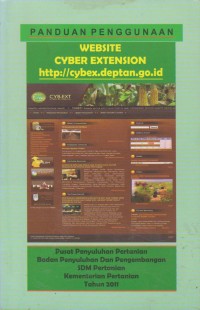 Image of Panduan Penggunaan Website Cyber Extension : http://cybex.deptan.go.id