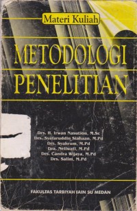 Image of Metode Penelitian (Materi Kuliah)