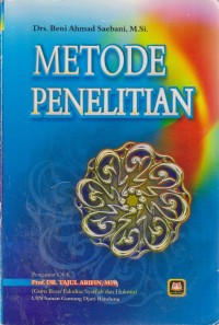 Image of Metode Penelitian