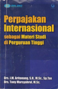 Image of Perpajakan Internasional : Sebagai Materi Studi Di Perguruan Tinggi