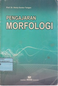 Image of Pengajaran Morfologi