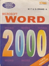 Image of Microsoft Word 2000