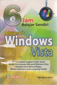 6 Jam Belajar Sendiri Microsoft Windows Vista