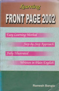 Learning Front Page 2002