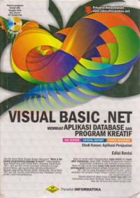 Visual Basic.Net : Membuat Aplikasi Database Dan Program Kreatif