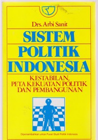 Sistem Politik Indonesia: Kestabilan, Peta kekuatan Politik, Dan Pembangunan