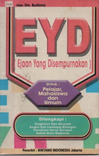 EYD (Ejaaan Yang Disempurnakan)