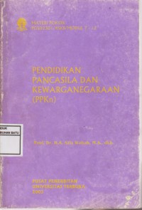 Materi Pokok Pendidikan Pancasila Dan Kewarganegaraan (PPKN)