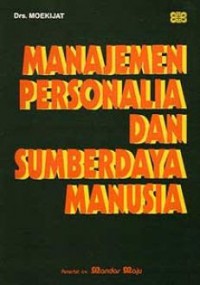 Manajemen Personalia Dan Sumber Daya Manusia