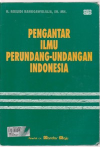 Pengantar Ilmu Perundang-Undangan