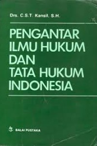 Pengantar Ilmu Hukum Indonesia