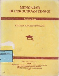 Mengajar Di Perguruan Tinggi