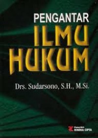 Pengantar Ilmu Hukum