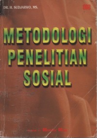 Metodologi Penelitian Sosial