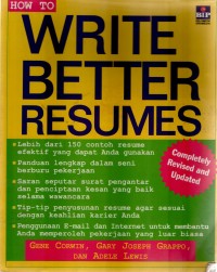 How To Write Better Resumes