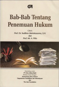 Bab-Bab Tentang Penemuan Hukum