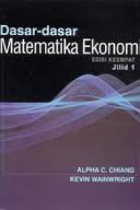 Dasar-Dasar Matematika Ekonomi