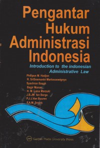 Pengantar Hukum Administrasi Negara Indonesia