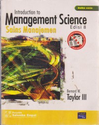 Introduction To Management Science : Sains Manajemen