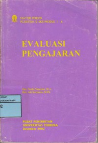 Materi Pokok Evaluasi Pengajaran