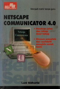 Image of Belajar Sendiri Netscape Coomunicator 4.0