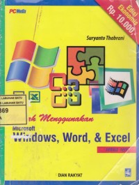 Image of Mudah Menggunakan Microsoft Windows, Word Dan Exel (edisi Ekonomis)