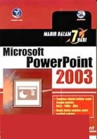 Image of Mahir dalam 7 hari Microsoft Office PowerPoint 2003