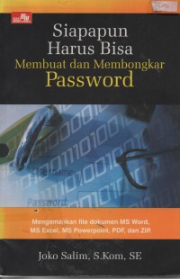Image of Siapapun Harus Bisa Membuat Dan Membongkat Password