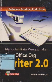Image of Mengolah Kata Dengan Open office.org writer 2.0 : Pedoman Panduan Praktikum