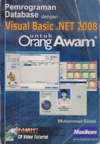 Image of Pemrograman Database Dengan Visual Basic.NET 2008 Untuk Orang Awam