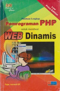 Image of Panduan Lengkap Pemrograman PHP Untuk Membuat WEB Dinamis