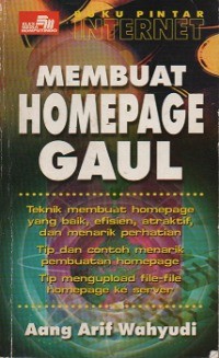 Image of Buku Pinter Internet Membuat Homepage Gaul