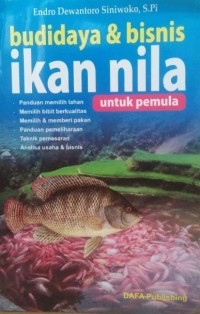 Image of Budidaya Dan Bisnis Ikan Nila Untuk Pemula