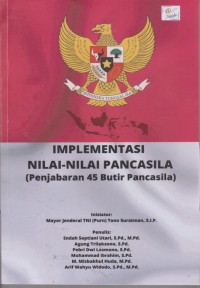 Image of Implementasi Nilai-Nilai Pancasila (Penjabaran 45 Butir Pancasila)