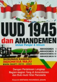 Image of UUD 1945 Dan Amandemen Untuk Pelajar & Umum