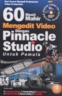 Image of 60 Menit Mahir Mengedit Video Dengan Pinnacle Studio Untuk Pemula