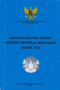 Image of Undang-Undang Dasar Negara Republik Indonesia Tahun 1945