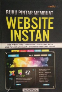 Image of Buku Pintar Membuat Website Instan