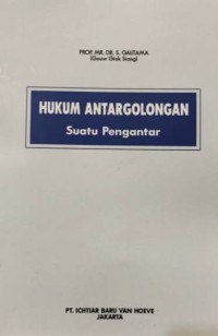 Image of Hukum Antargolongan : Suatu Pengantar