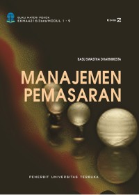 Image of Manajemen Pemasaran (BMP) : 1-9/EKMA4216/3 SKS