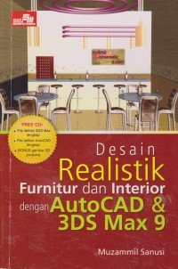 Image of Desain Realistik Furnitur Dan Interior Dengan AutoCAD Dan 3DS Max 9