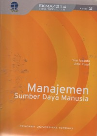 Image of Manajemen Sumber Daya Manusia (BMP) : 1-9/EKMA4214/3 SKS