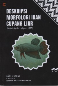 Image of Deskripsi Morfologi Ikan Cupang Liar (Betta Imbelis Ladiges, 1975)