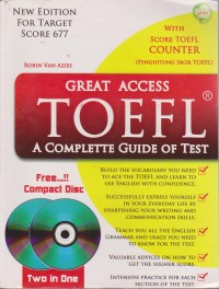Image of Great Access TOEFL A complette Guide of  test